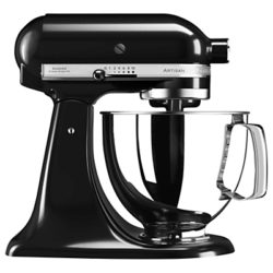 KitchenAid 125 Artisan 4.8L Stand Mixer Onyx Black